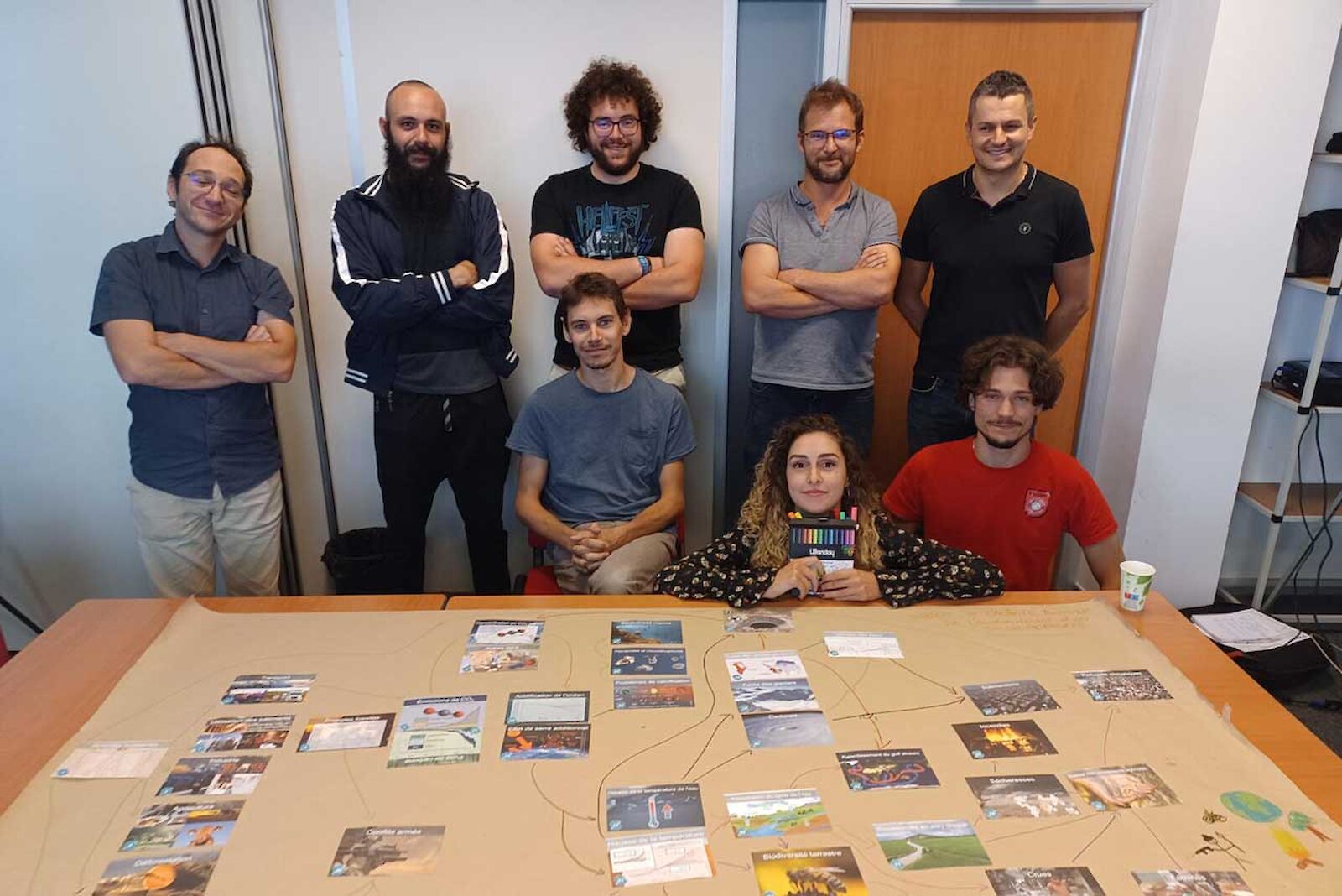 Group photo of DEKRA employees during the sustainability workshop